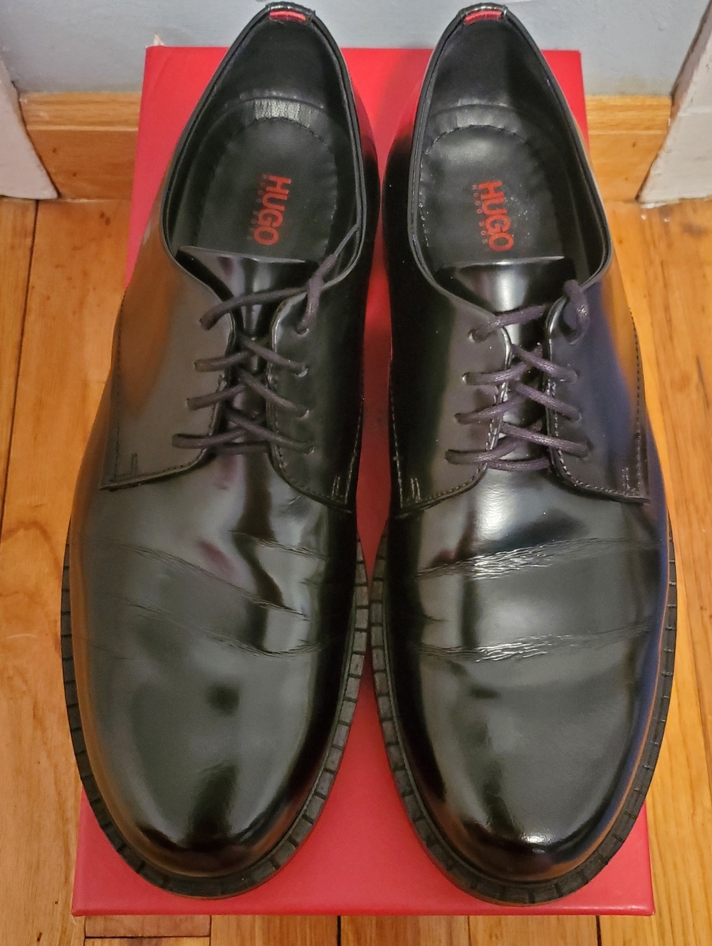 Hugo Boss Men’s Derby Lug Shoes - Picture 9 of 16